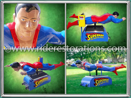 Superman coin operated ride
