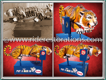 Tiger Coin Operated Kiddie Ride