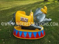 Dumbo coin operated kiddy ride restoration