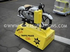 Bally Police Motorcycle Coin Operated Kiddie Ride