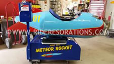 Meteor Coin Op Kiddie Ride Rocket Restoration