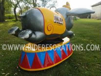 Dumbo coin operated kiddy ride restoration