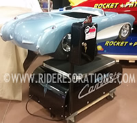 Restored Corvette Coin Operated Arcade Kiddie Ride
