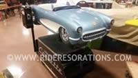 Restored Corvette Coin Operated Arcade Kiddie Ride