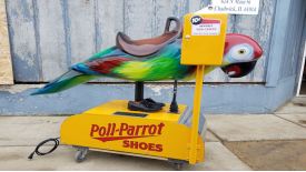 Poll Parrot shoes Kiddie Ride
