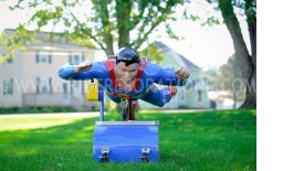 Superman kiddie ride