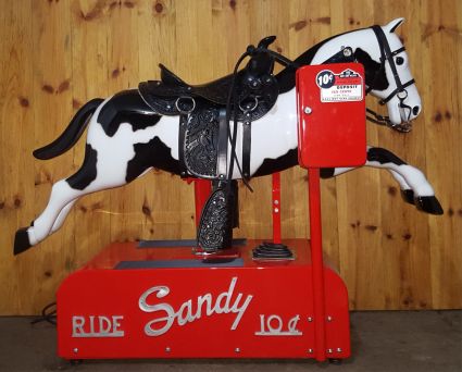 Sandy Coin Horse Operated Kiddie Ride